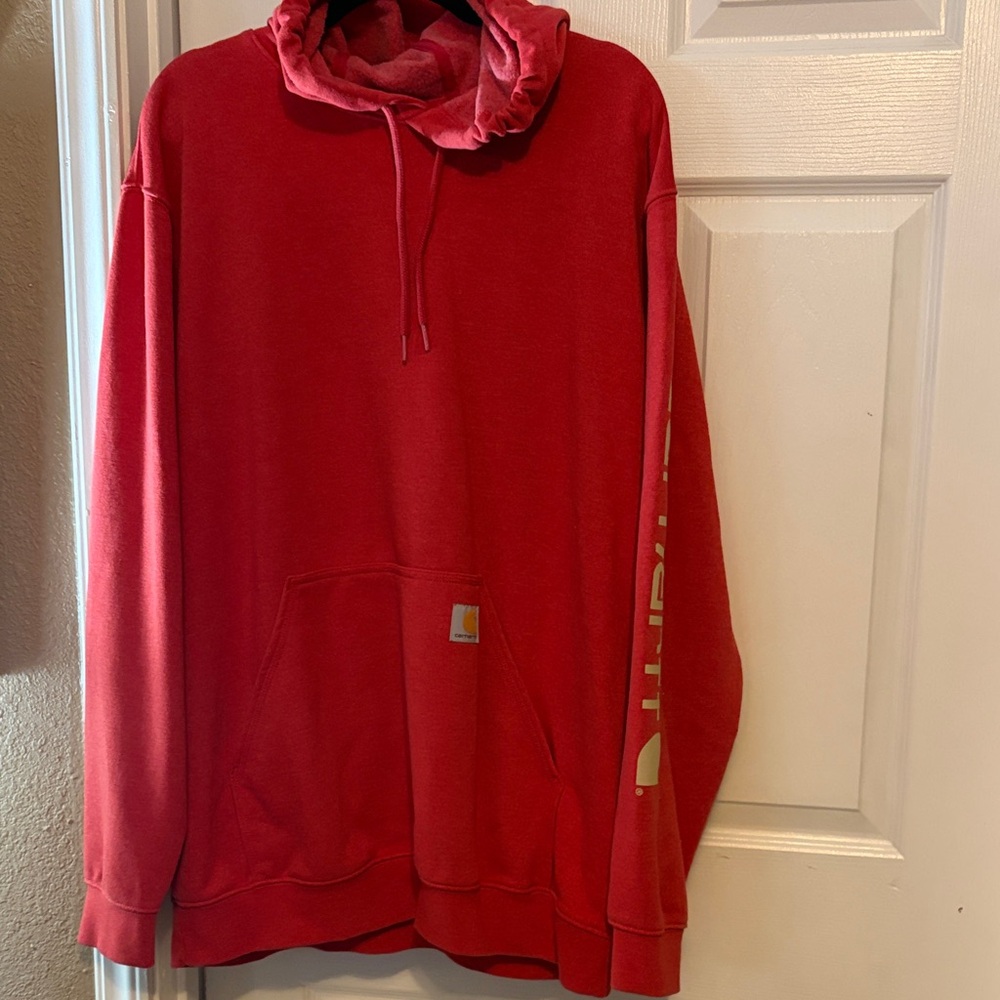 Carhartt Men's Vibrant Red Hoodie